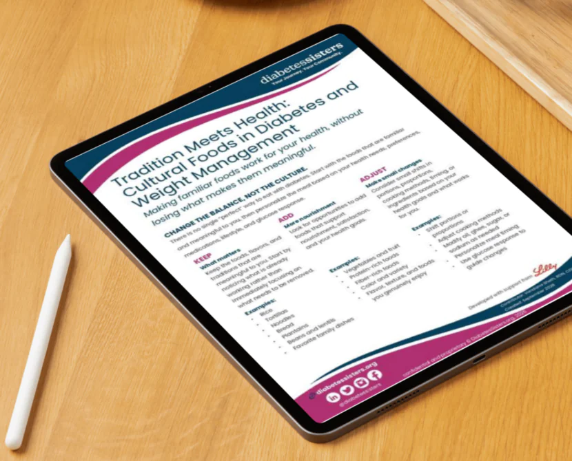 Cultural Foods and Diabetes Handout