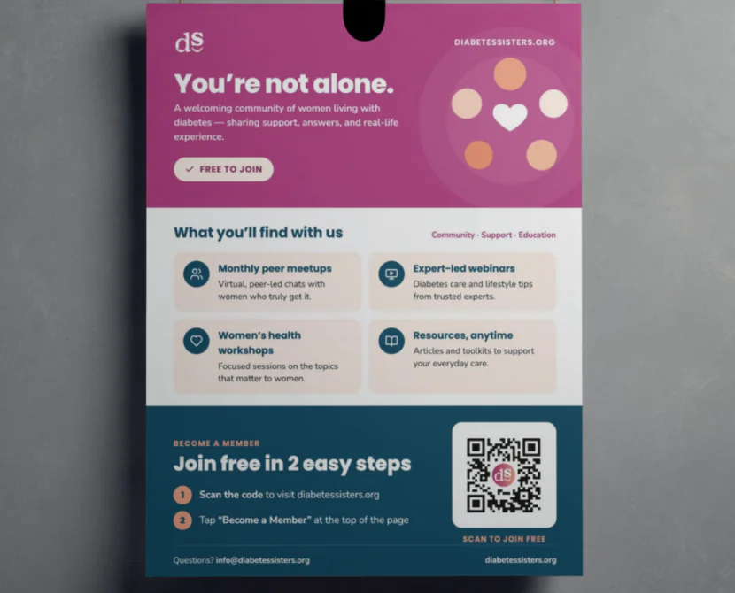 DiabetesSisters Community Flyer