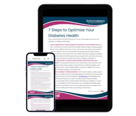 7 steps for optimizing health with diabetes downloadable resource